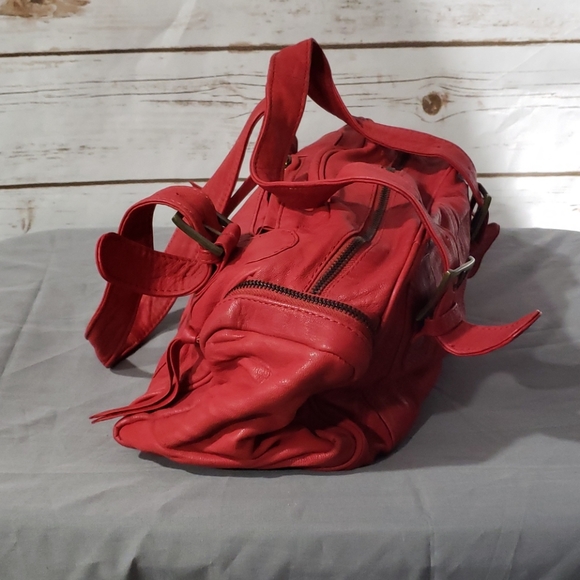 TopShop Red Shoulder Bag - Picture 2 of 9